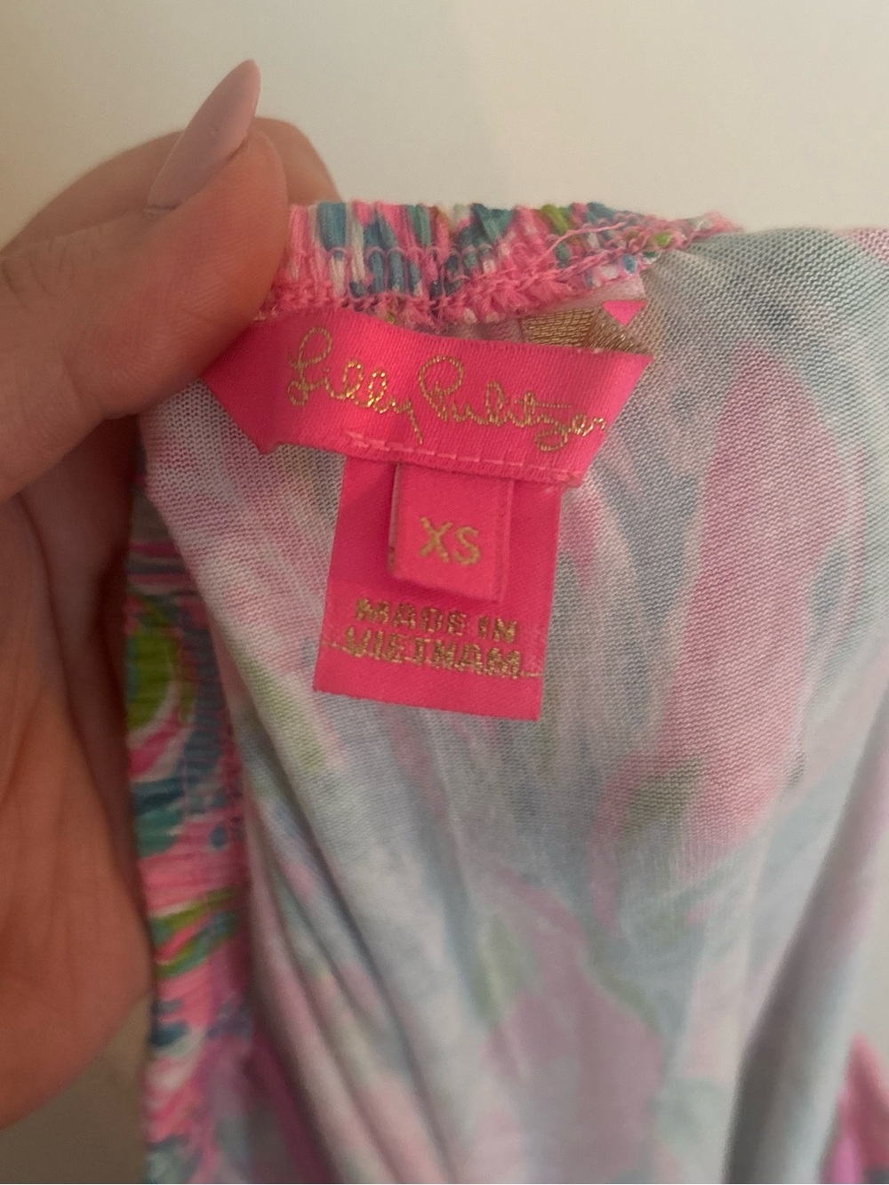 Lilly Pulitzer Lana Romper Dress in Unicorn of the Sea Size XS - Picture 6 of 7